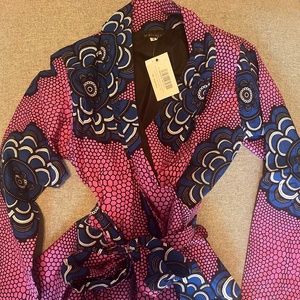 Tami African Wrap Blouse